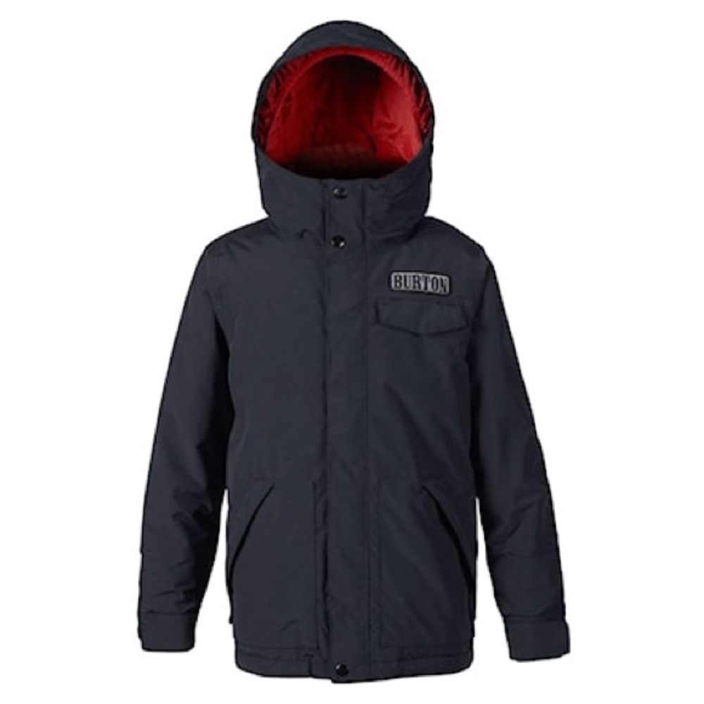 Burton Boys DUGOUT Dark Jacket with Red Hood